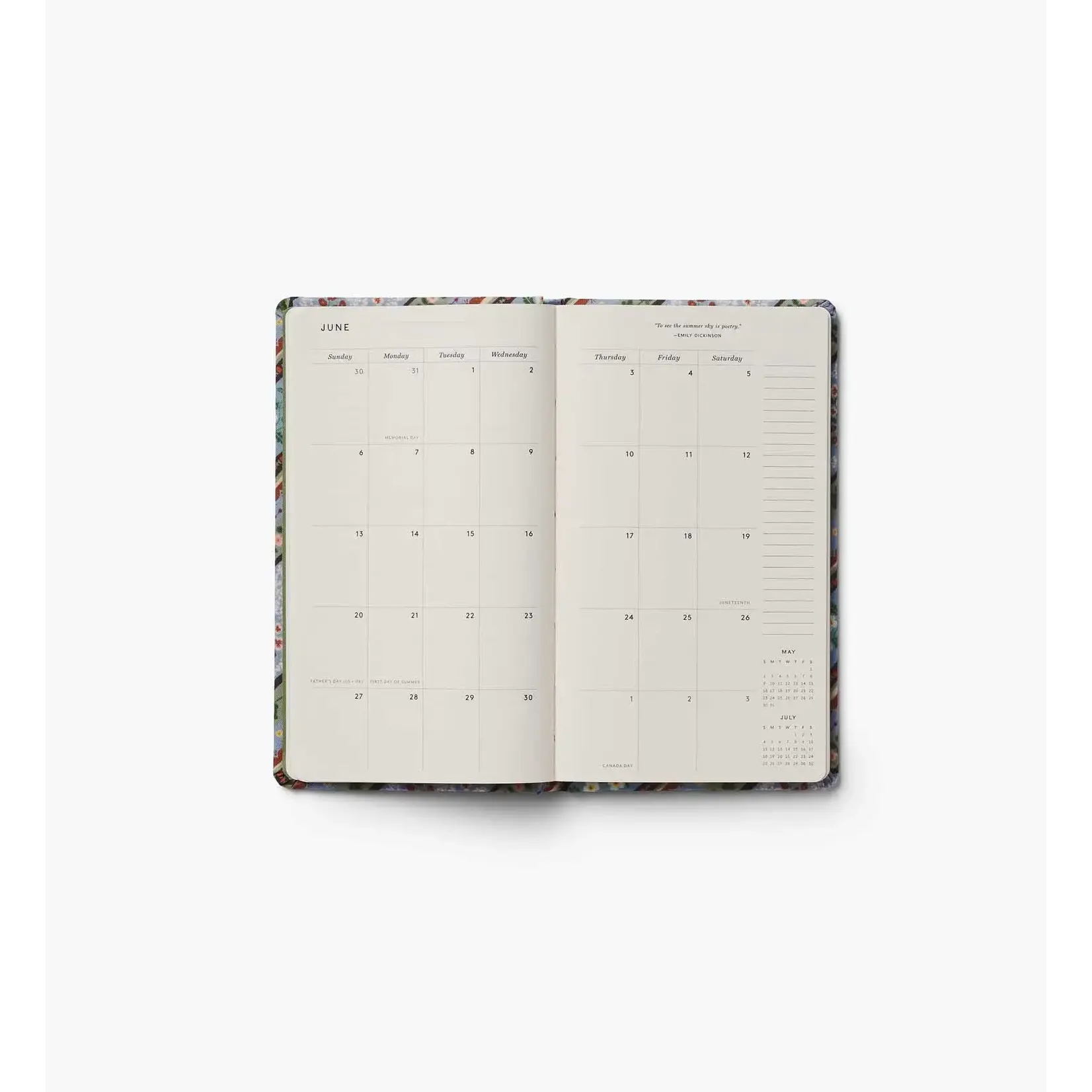 Rifle Paper Co. 2027 Paisley 12-Month Hardcover Pocket Planner