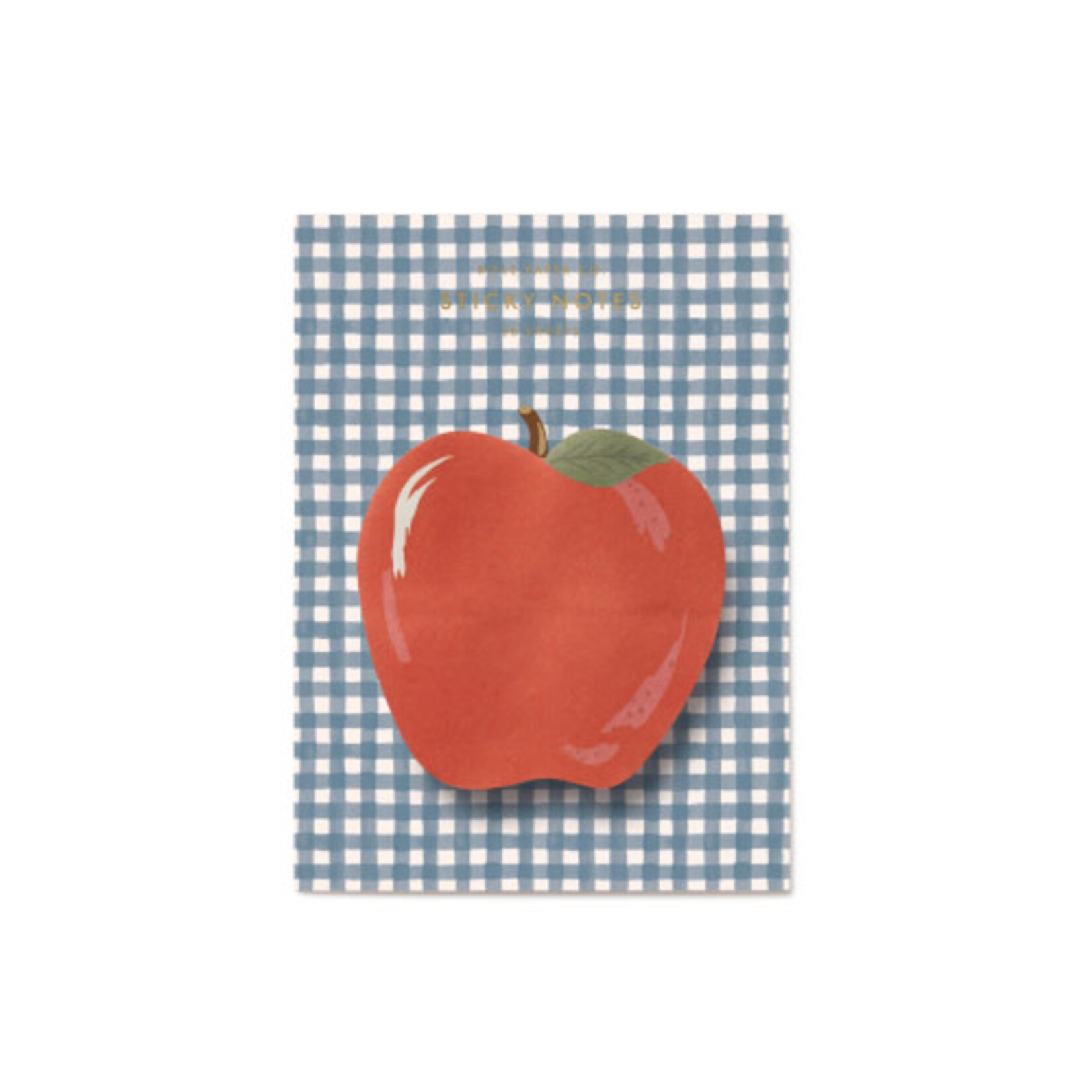 Rifle Paper Co. Apple Gingham Sticky Notes