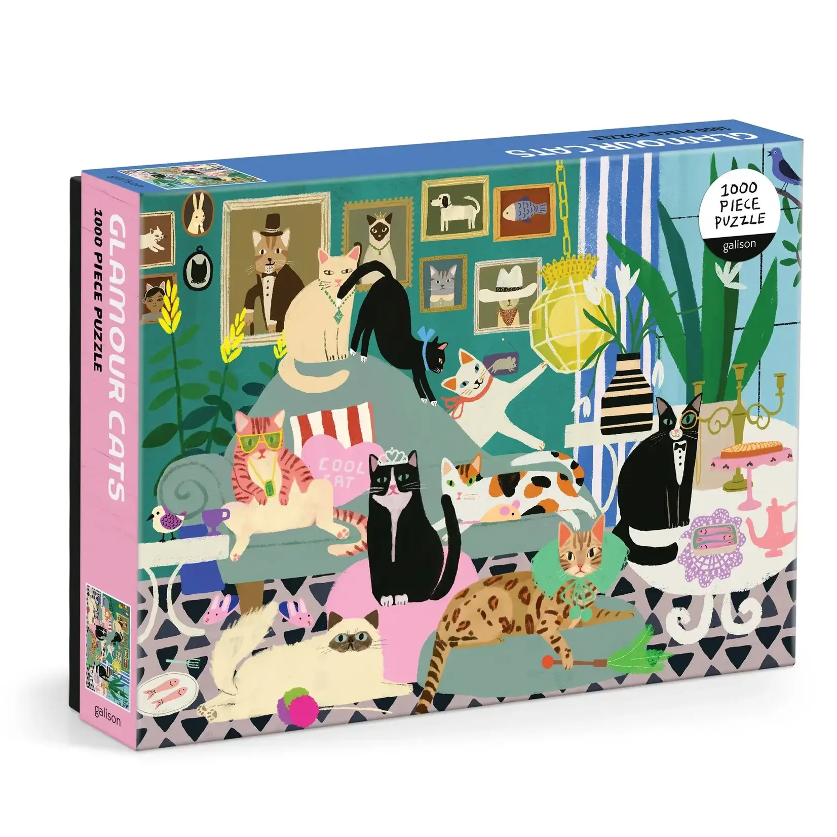 Hachette Books Glamour Cats 1000 pc Puzzle