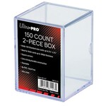 Ultra Pro 2-Piece Clear 150 Card Storage Box