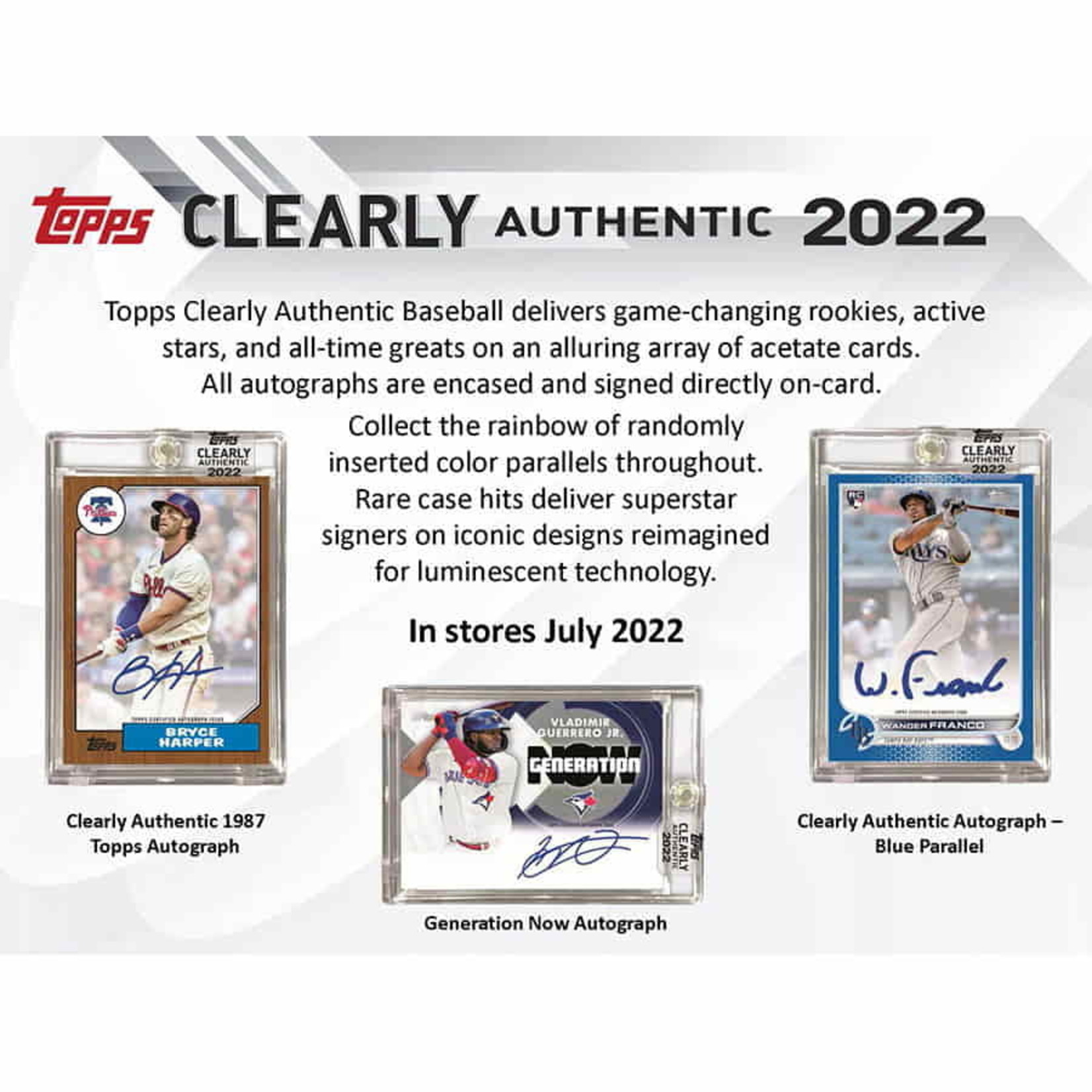 Topps 2022 Topps Clearly Authentic Baseball Hobby