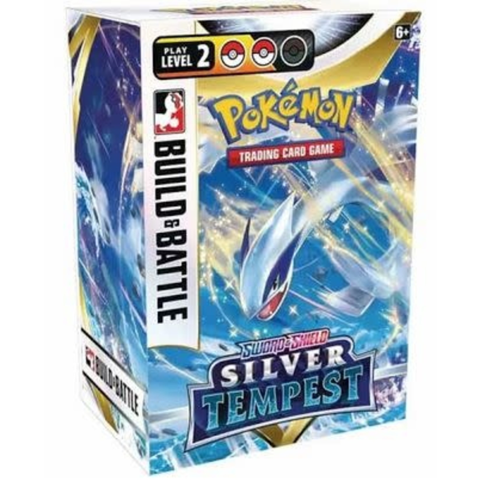 Pokemon PRE ORDER POKEMON TCG: SWORD AND SHIELD SILVER TEMPEST BUILD AND BATTLE (10CT DISPLAY)