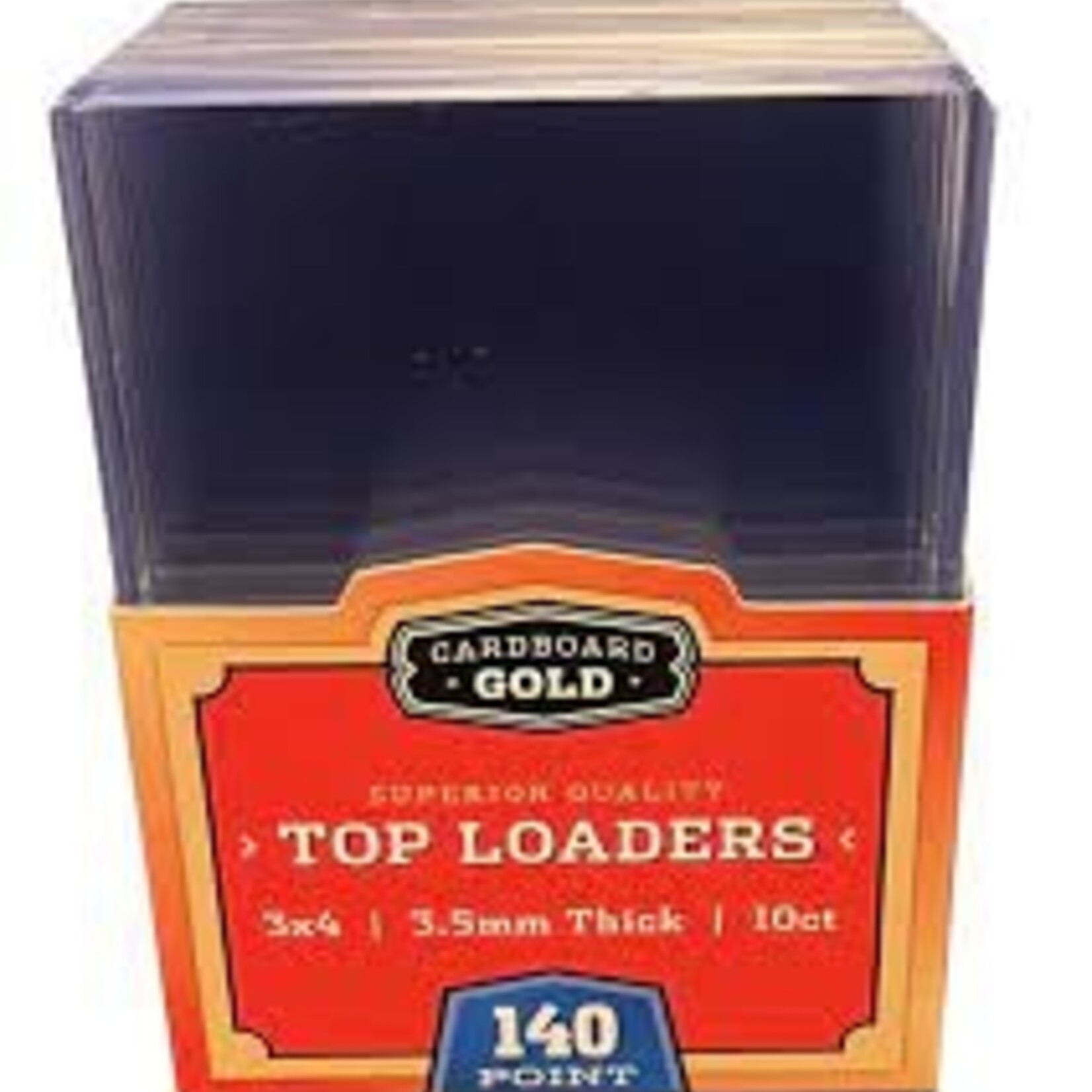 CARDBOARD GOLD CARDBOARD GOLD TOPLOADERS 140PT