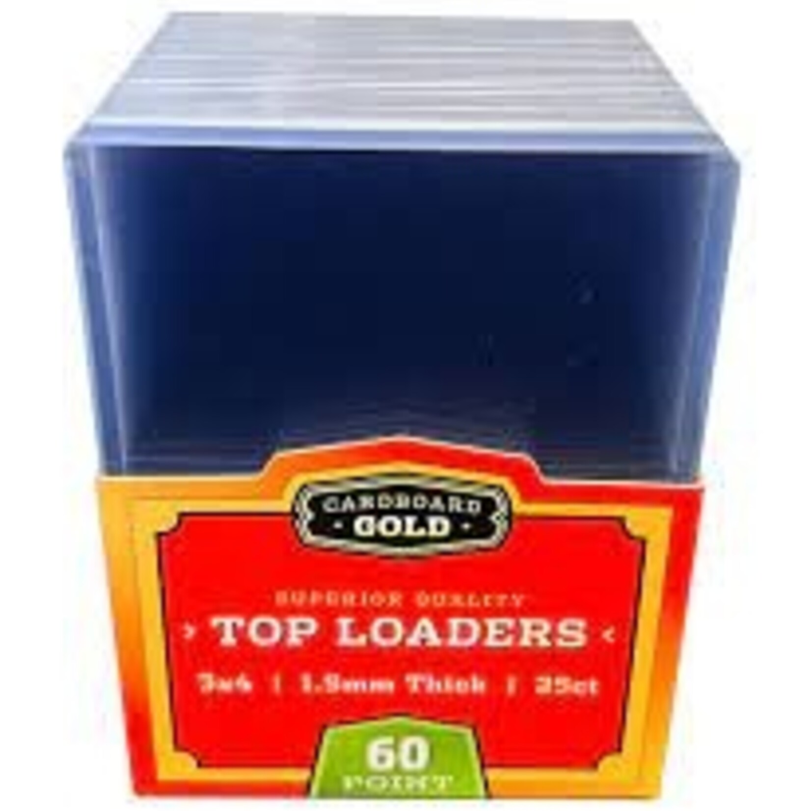 CARDBOARD GOLD CARDBOARD GOLD TOPLOADERS 60PT