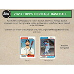 Topps 2023 Topps Heritage Baseball Hanger Boxes