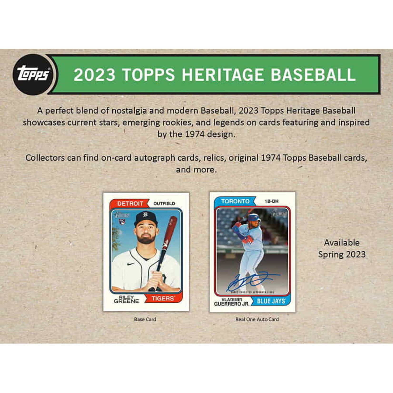 Topps - 2023 Heritage MLB Baseball Hanger Pack