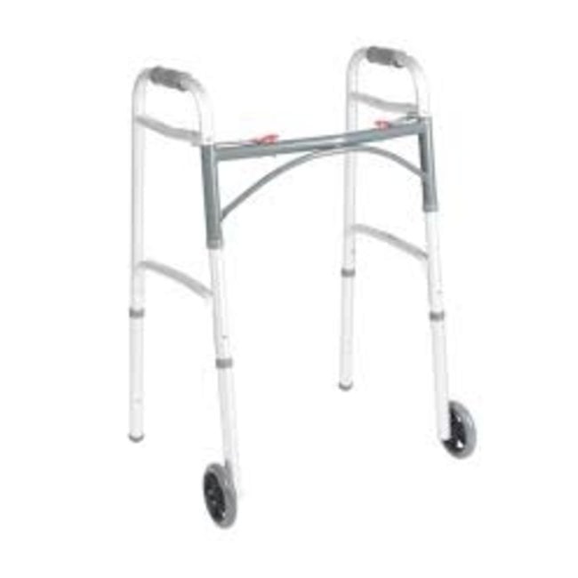 Cardinal Health Walker aluminum 2 wheels