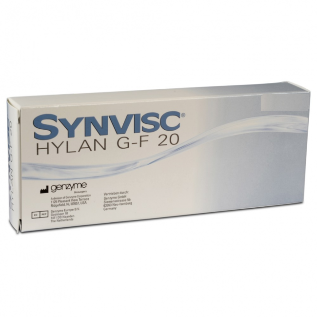 Synvisc Hylane G-F 20 - Intra-Articular viscosupplement Injection 2ml
