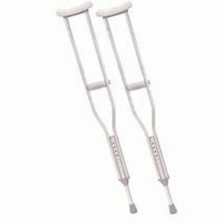 Drive Adjustable aluminum crutches 8/cs