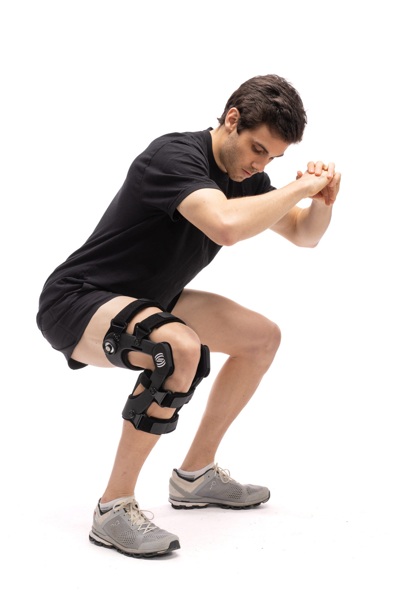 Spring Loaded Levitation Knee Brace, Right, "bionic" knee extension