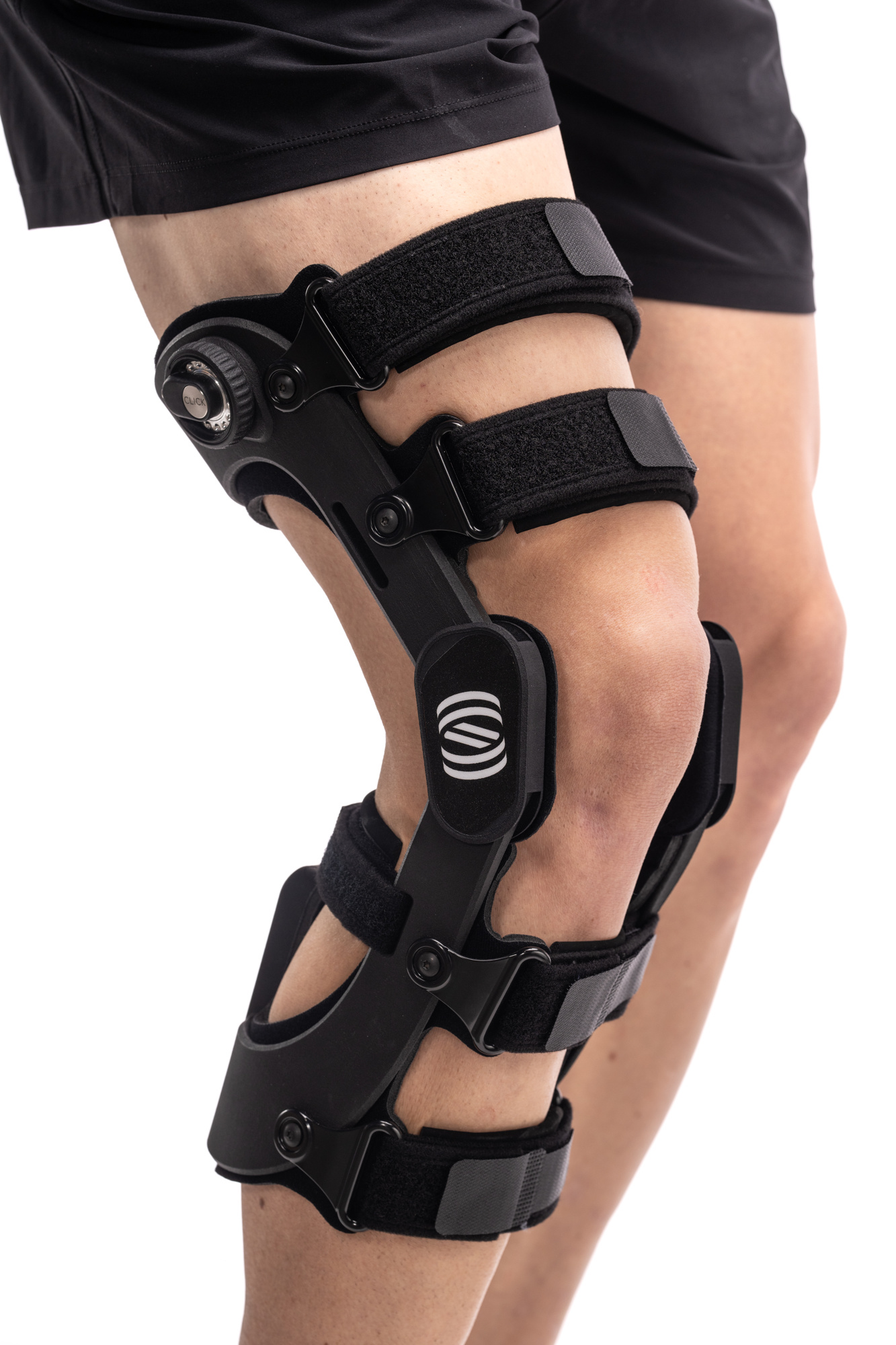 Spring Loaded Levitation Knee Brace, Right, "bionic" knee extension