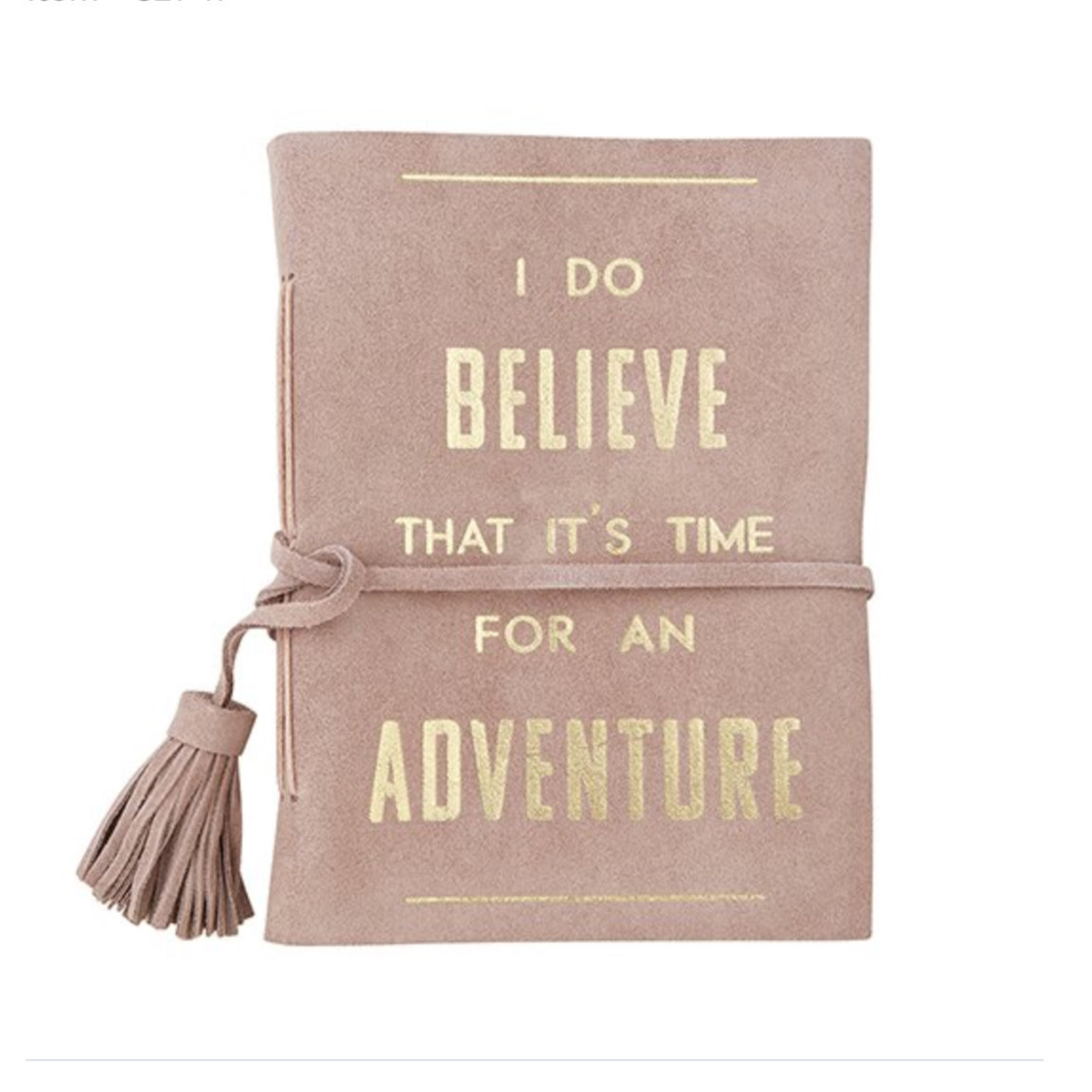 SB Designs Suede notebook- believe