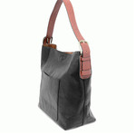 Joy Susan Hobo Cedar Handle Handbag