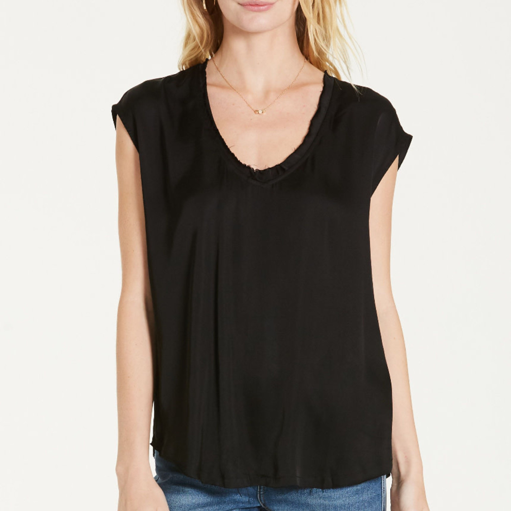 Dear John Yanis Silky Black Top