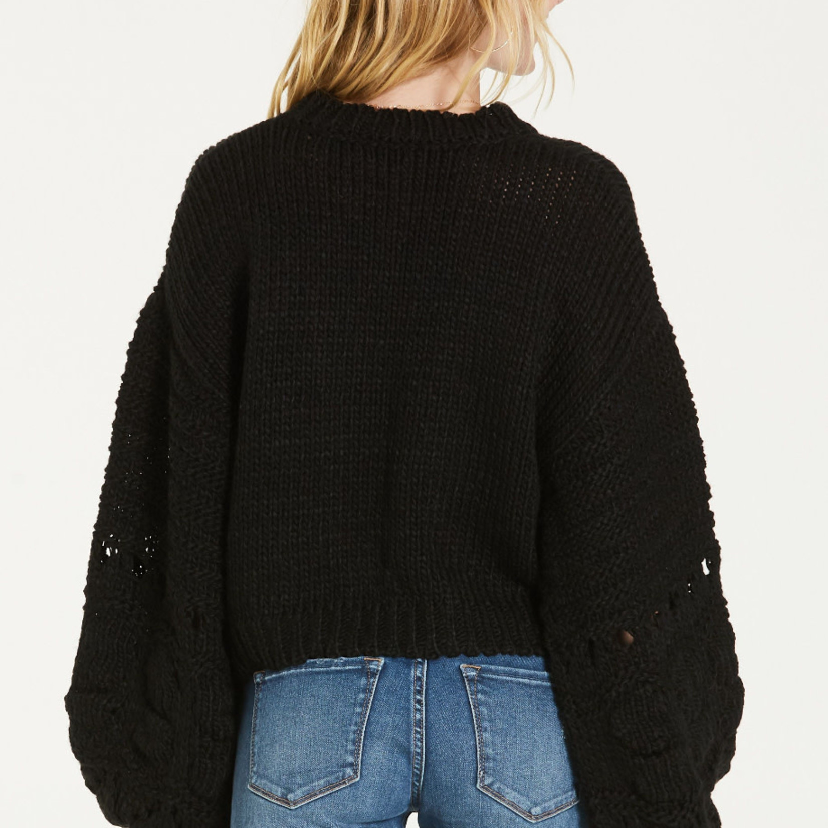 Dear John Shanin Eyelet Garnet Sweater