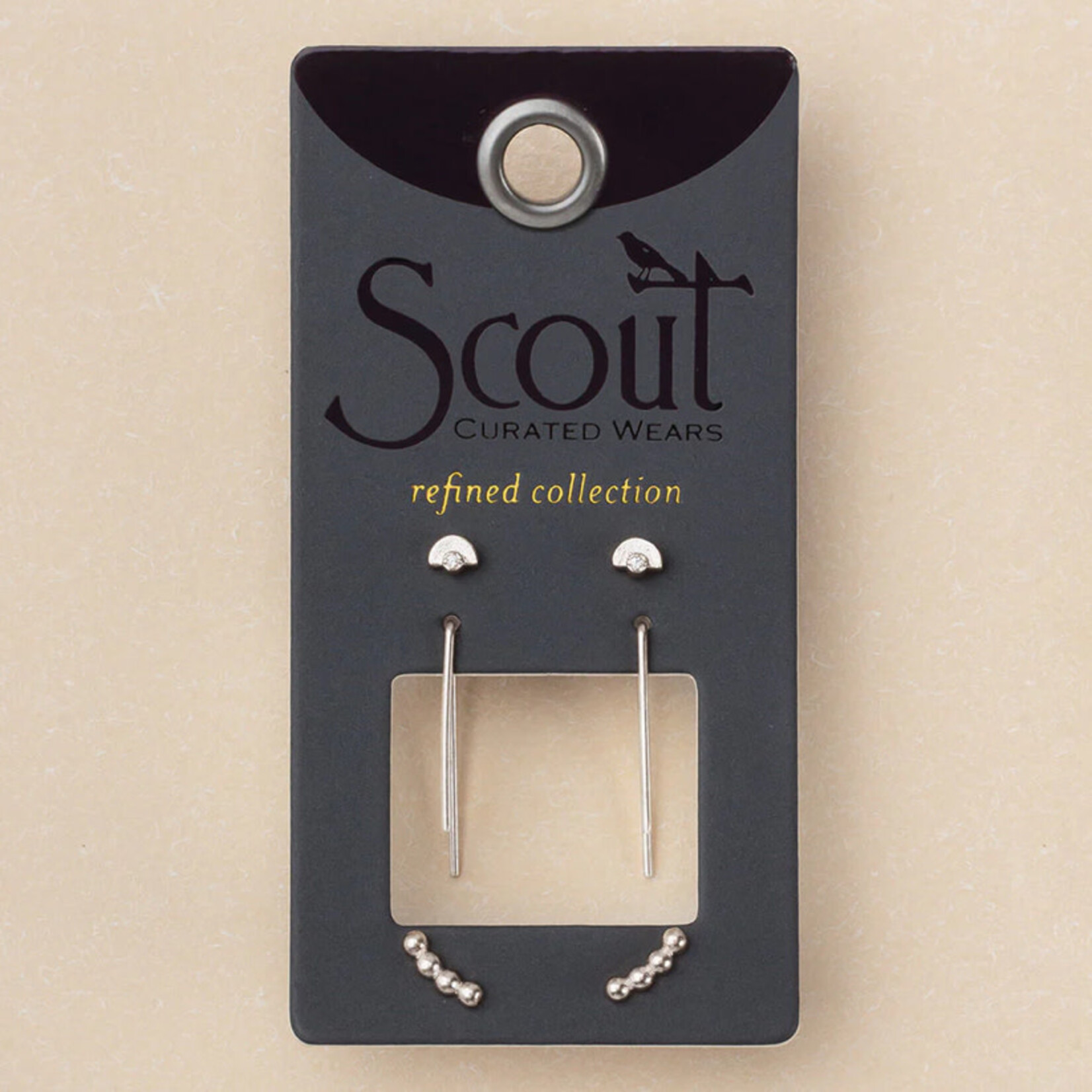 Scout Curated Wares Refined stud trio