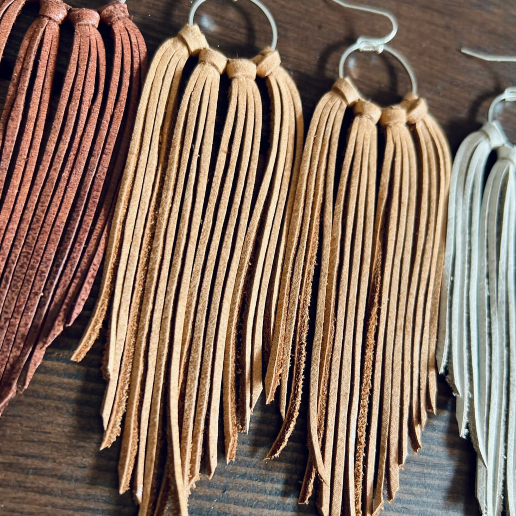 fringed in faith Bozeman fringe earrings