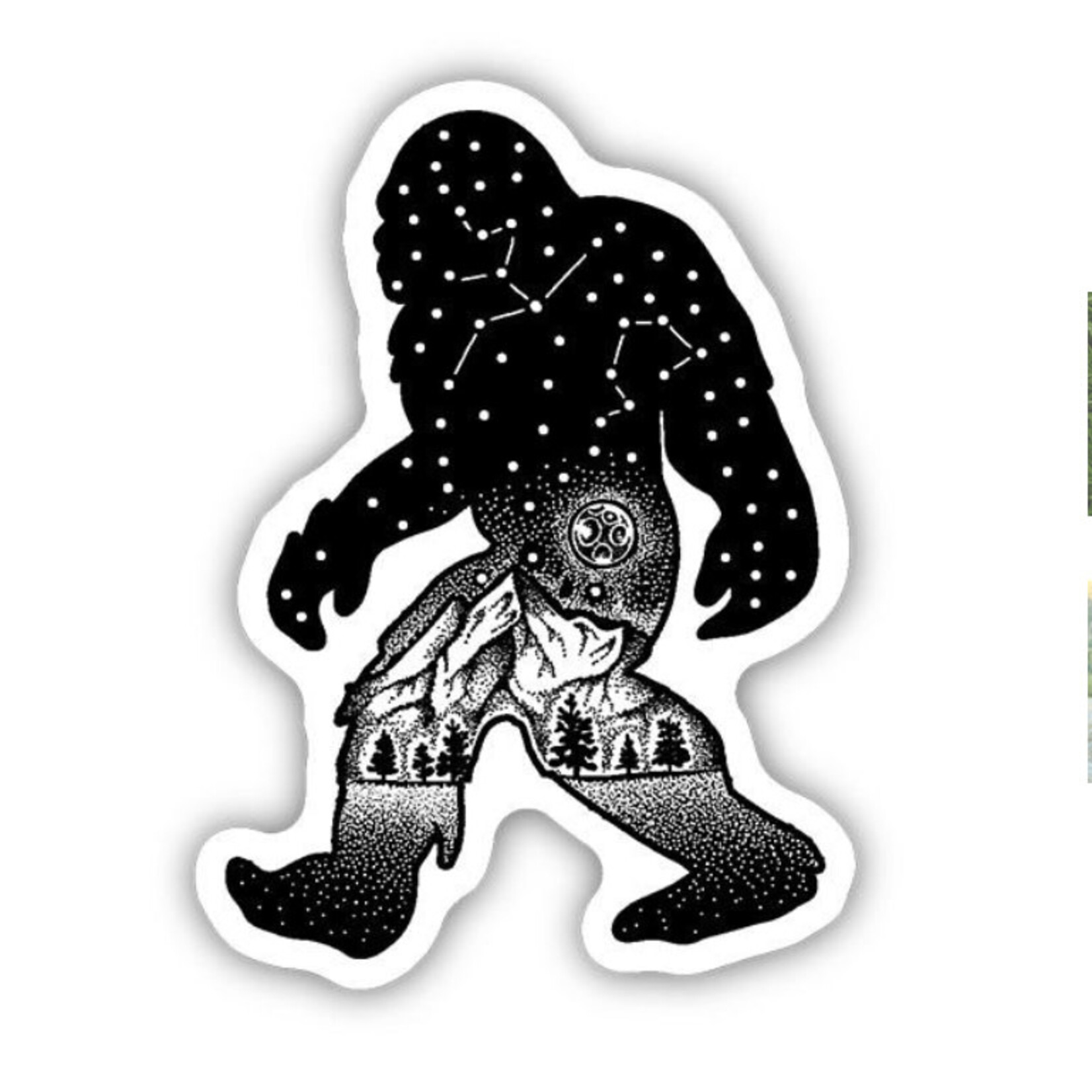 Stickers Northwest Sasquatch constellation sticker