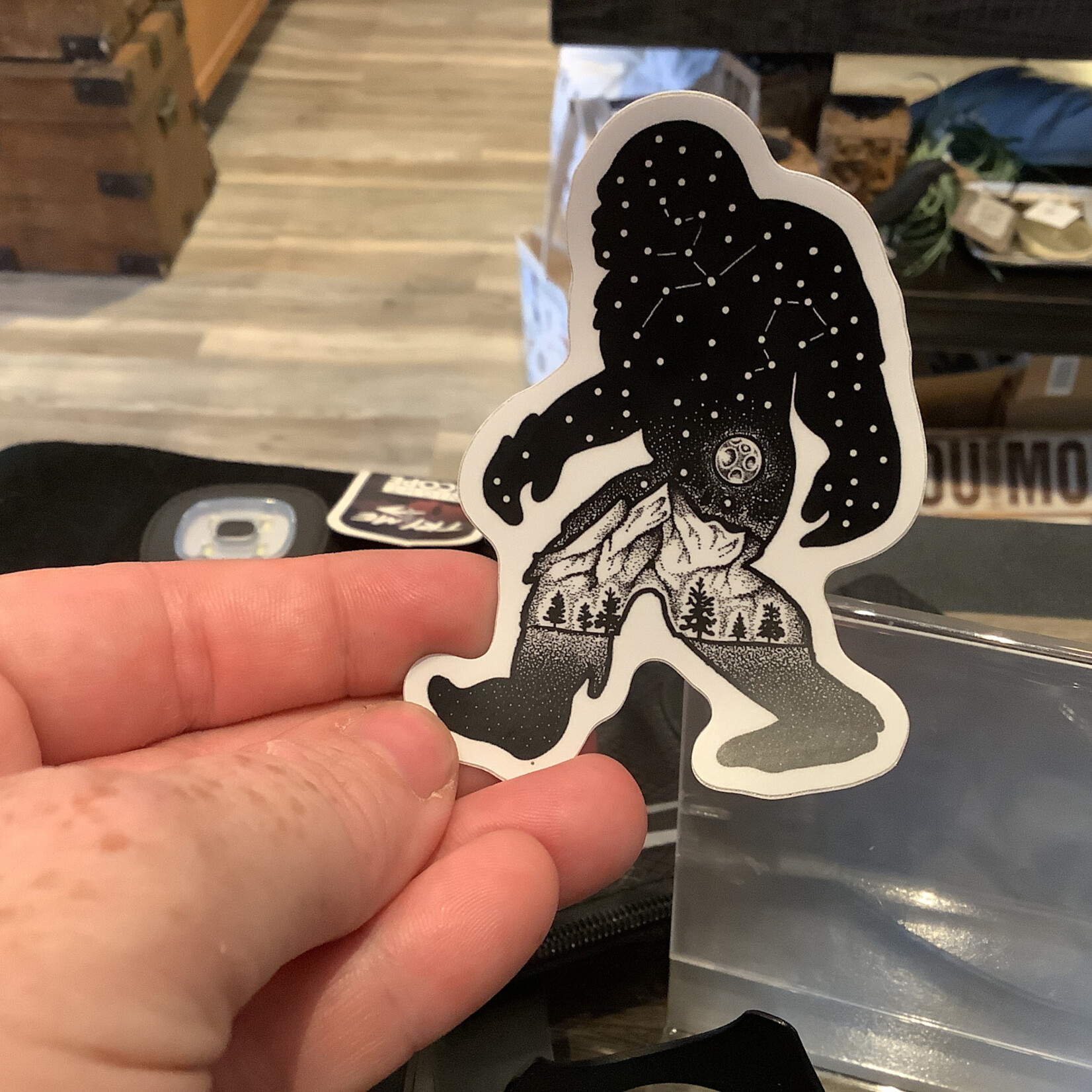 Stickers Northwest Sasquatch constellation sticker
