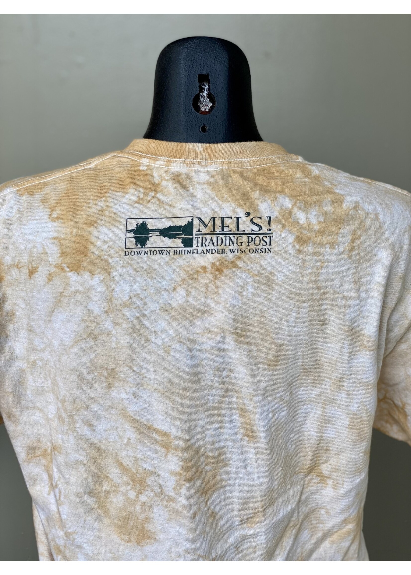 Mel's! Mel's Trading Post Script Tie-Dye T-Shirt