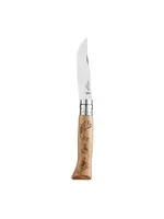 Opinel Opinel No. 8 Stainless Steel Engraved Folding Knife Cyclist