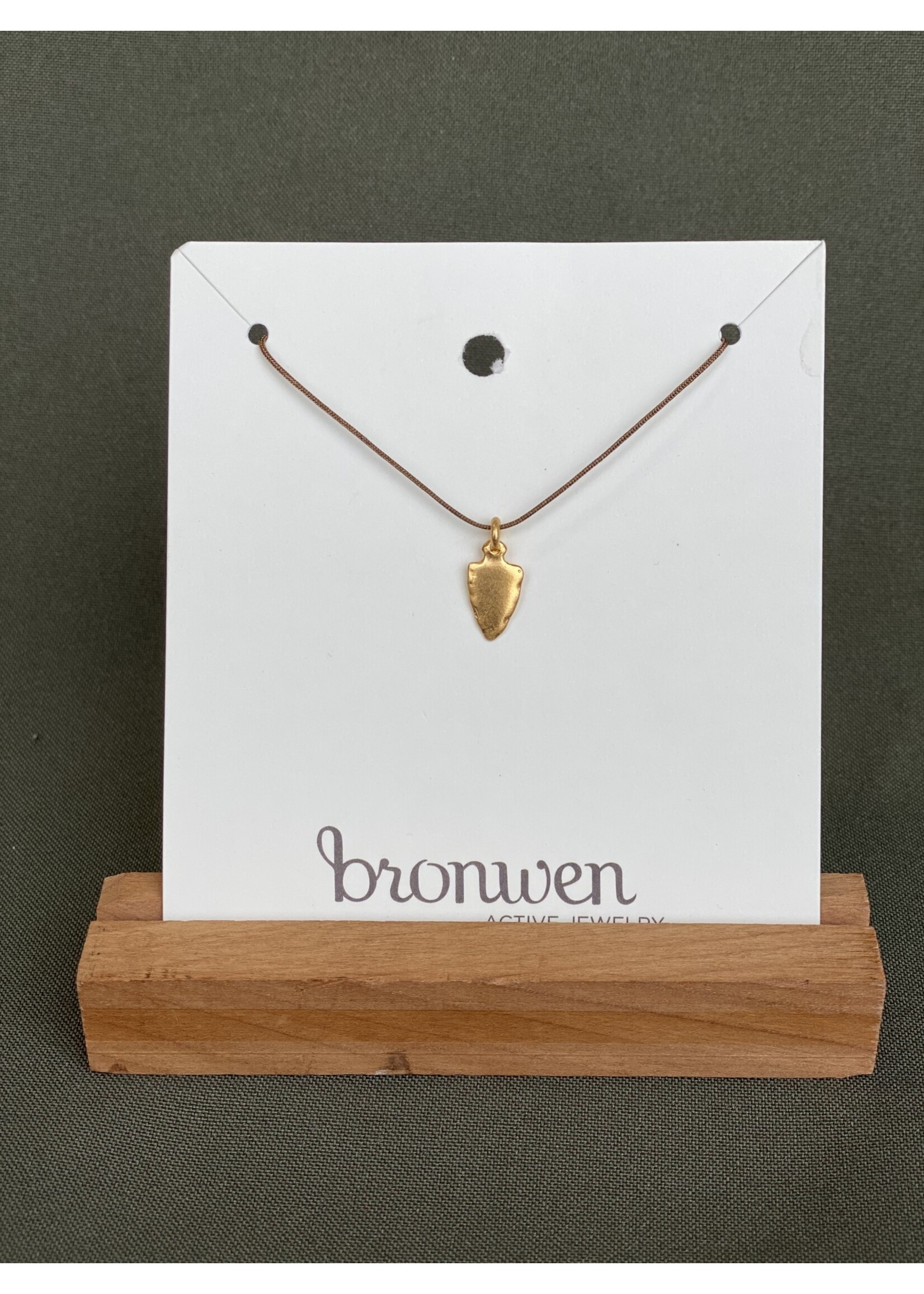 Bronwen Bronwen Tiny Charm Necklace Arrowhead