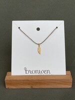 Bronwen Bronwen Tiny Charm Necklace Feather