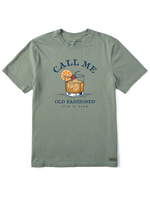 Life Is Good Life Is Good M's Called Me Old Fashioned Short Sleeve Tee