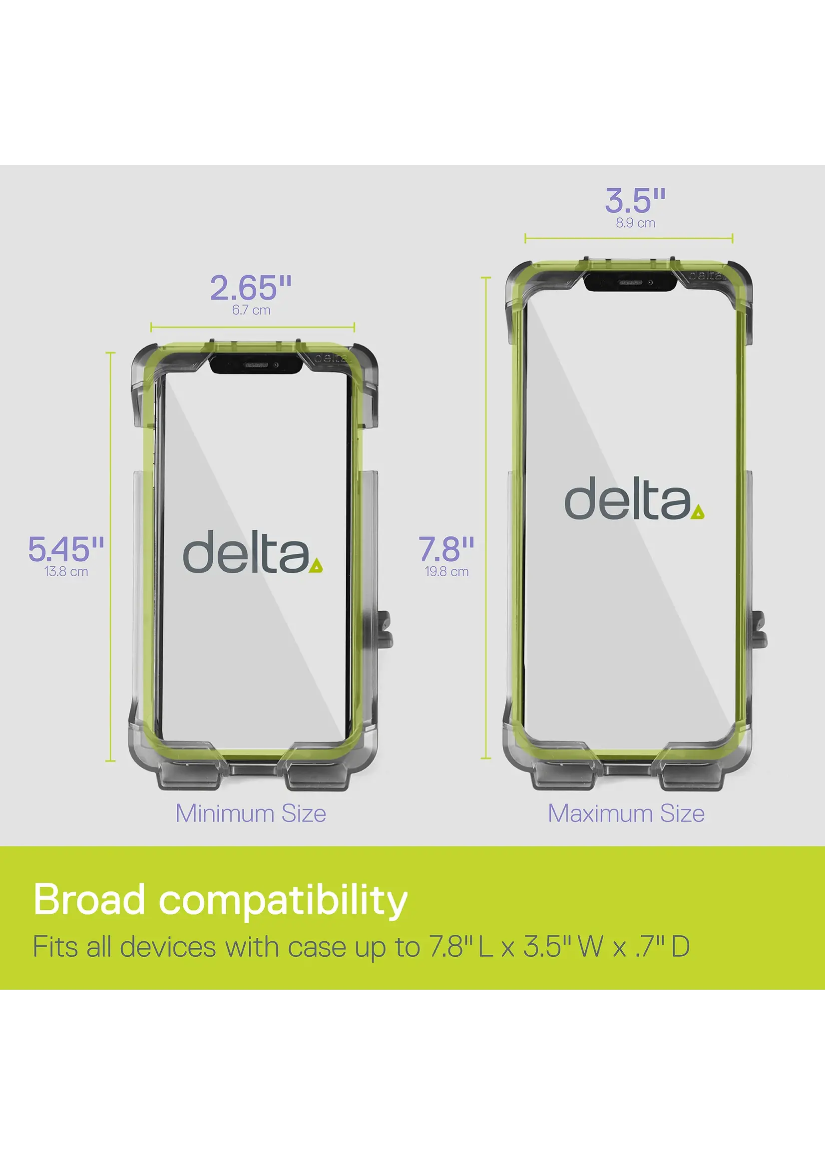 Delta Smartphone Holder XL Black