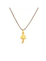 Bronwen Bronwen Tiny Charm Necklace - Mushroom
