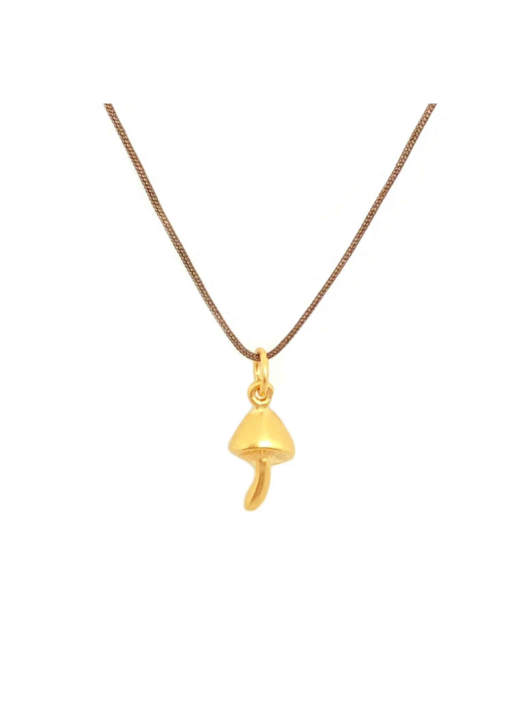 Bronwen Bronwen Tiny Charm Necklace - Mushroom