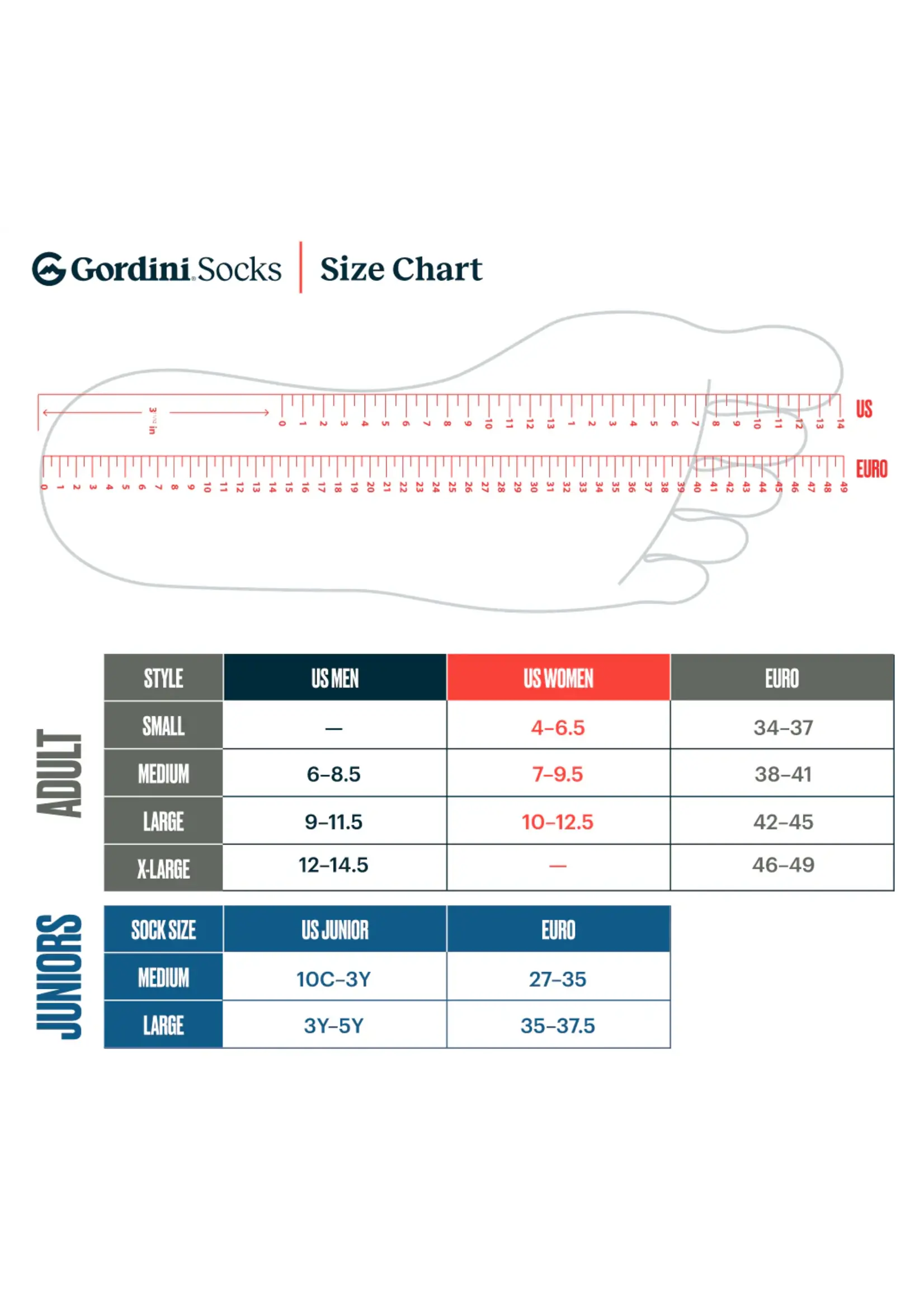 Gordini Gordini Women's Craftsbury Sock