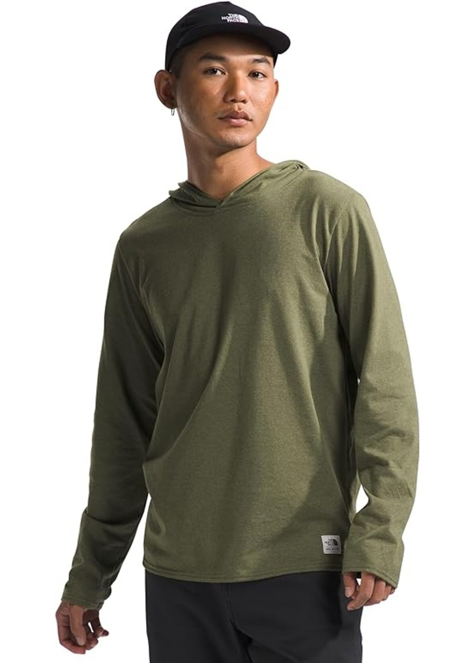 North Face North Face M's L/S Heritage Patch Hoodie Tee