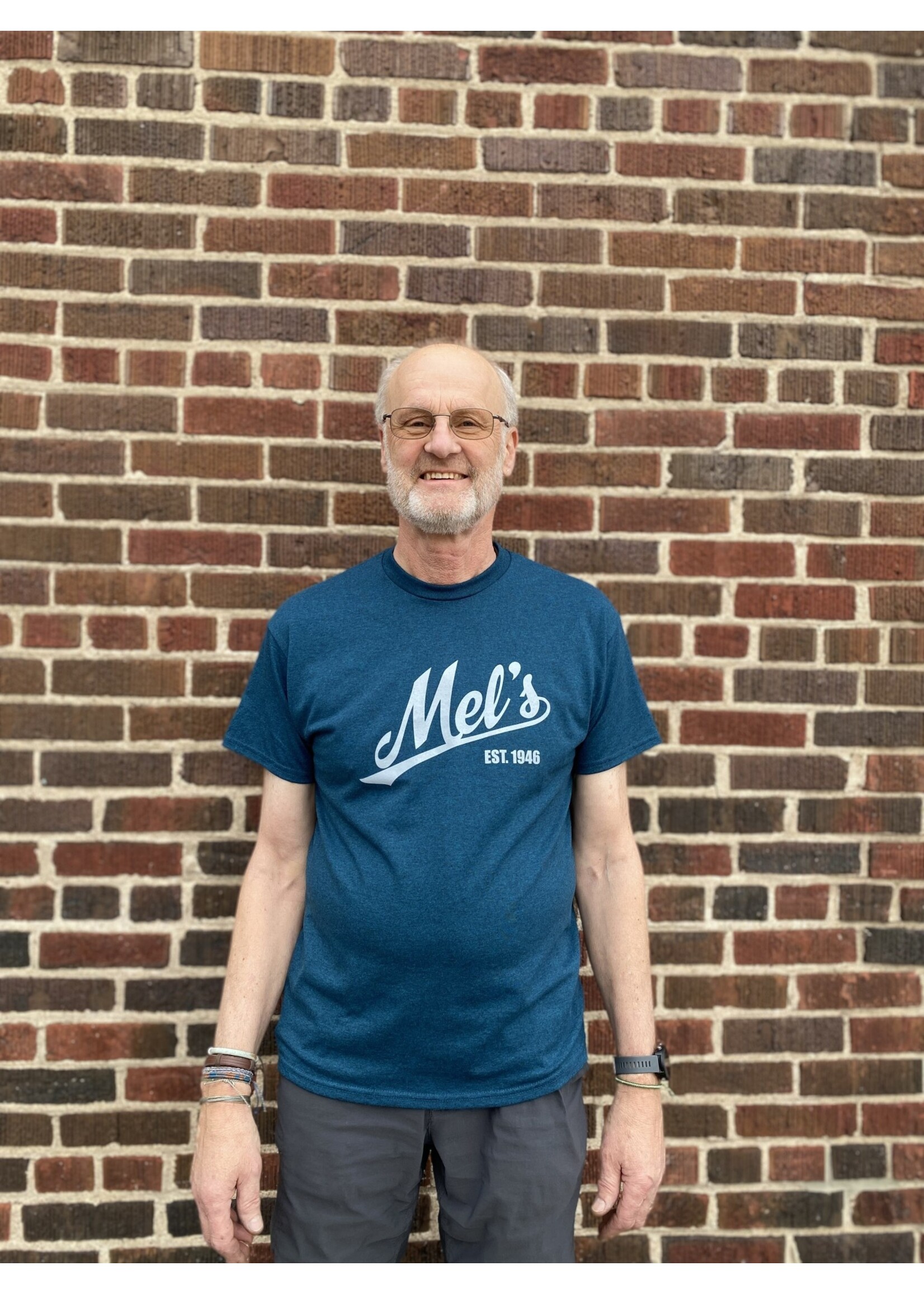 Mel's! Mel's Trading Post Script T-Shirt