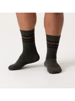 Wide Open M's Vintage Stripe Cushioned Crew Socks