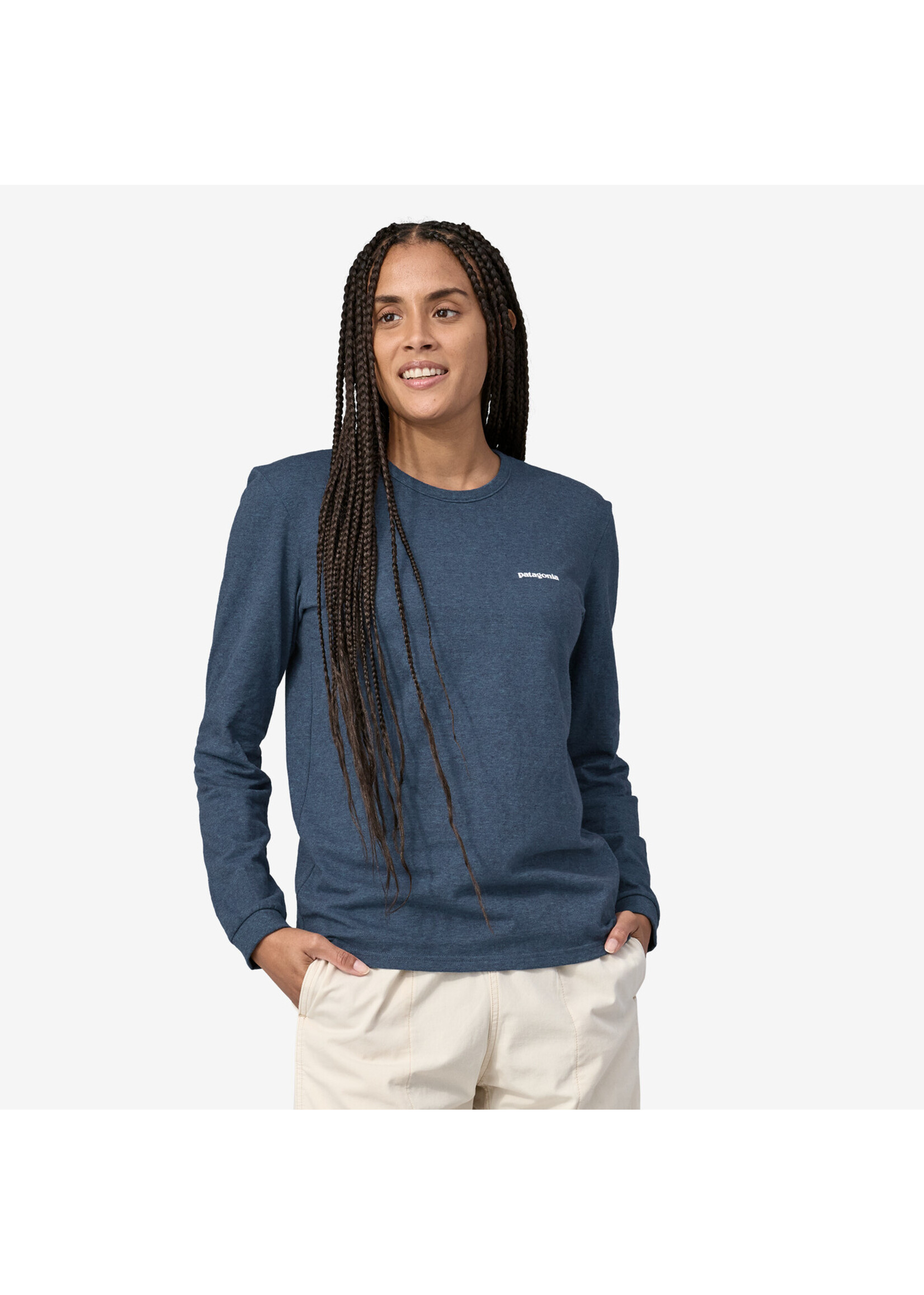 Patagonia Patagonia W's L/S P-6 Logo Responsibili-tee