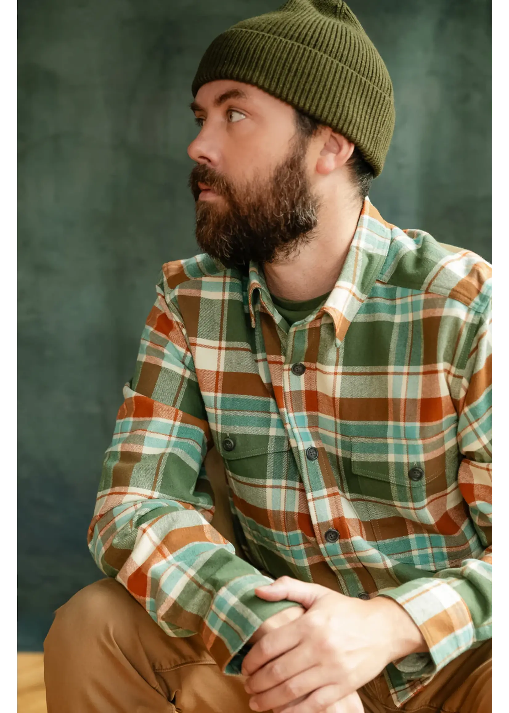 Woolly M's 7oz Flannel Shirt Modern Fit