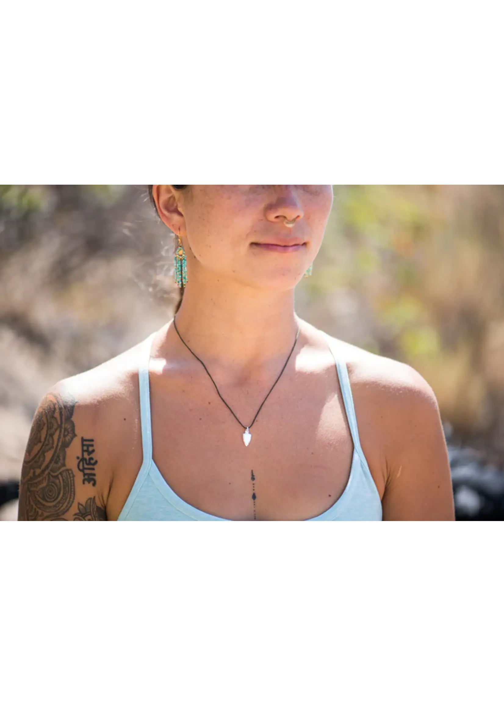 Bronwen Bronwen Tiny Charm Necklace Arrowhead