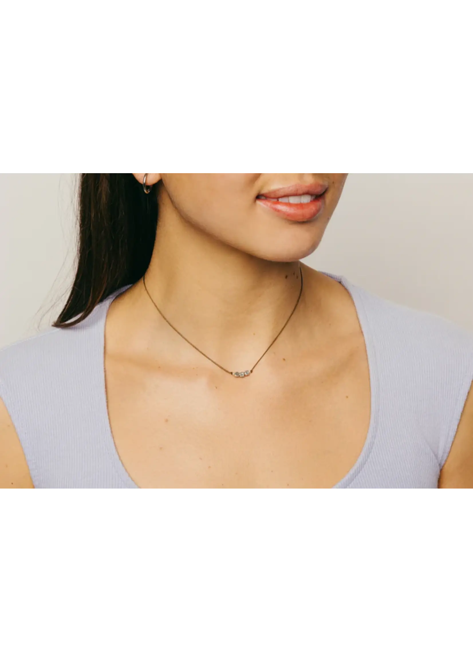 Bronwen Bronwen Tiny Charm Soleil Necklace Gold