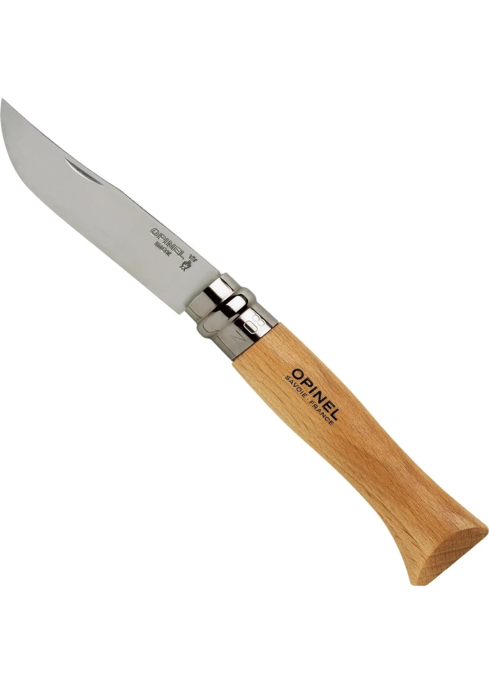 Opinel Opinel No. 8 Stainless Steel Folding Knife With Sheath