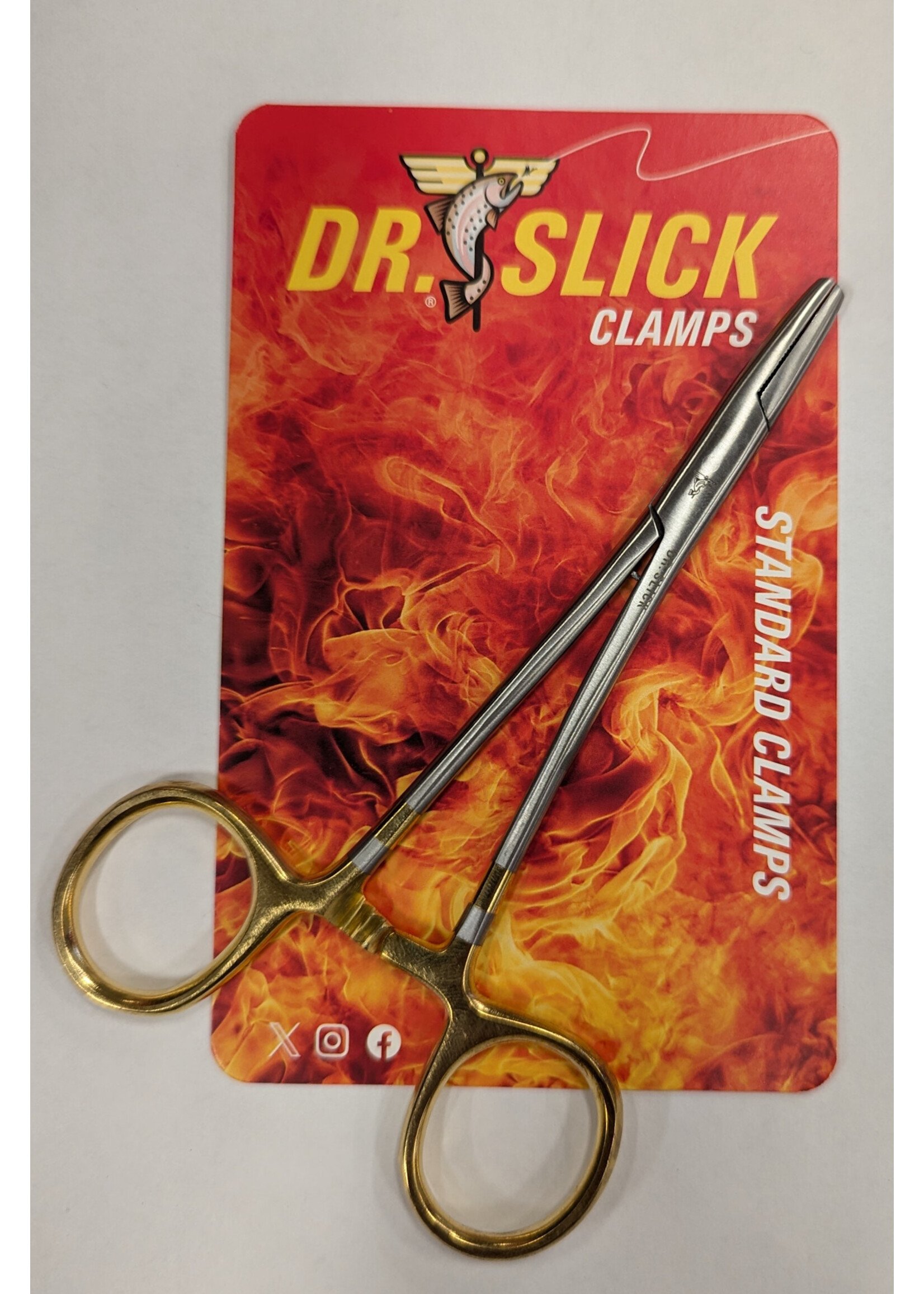 Dr. Slick Clamp 5.5" Gold Loop Straight