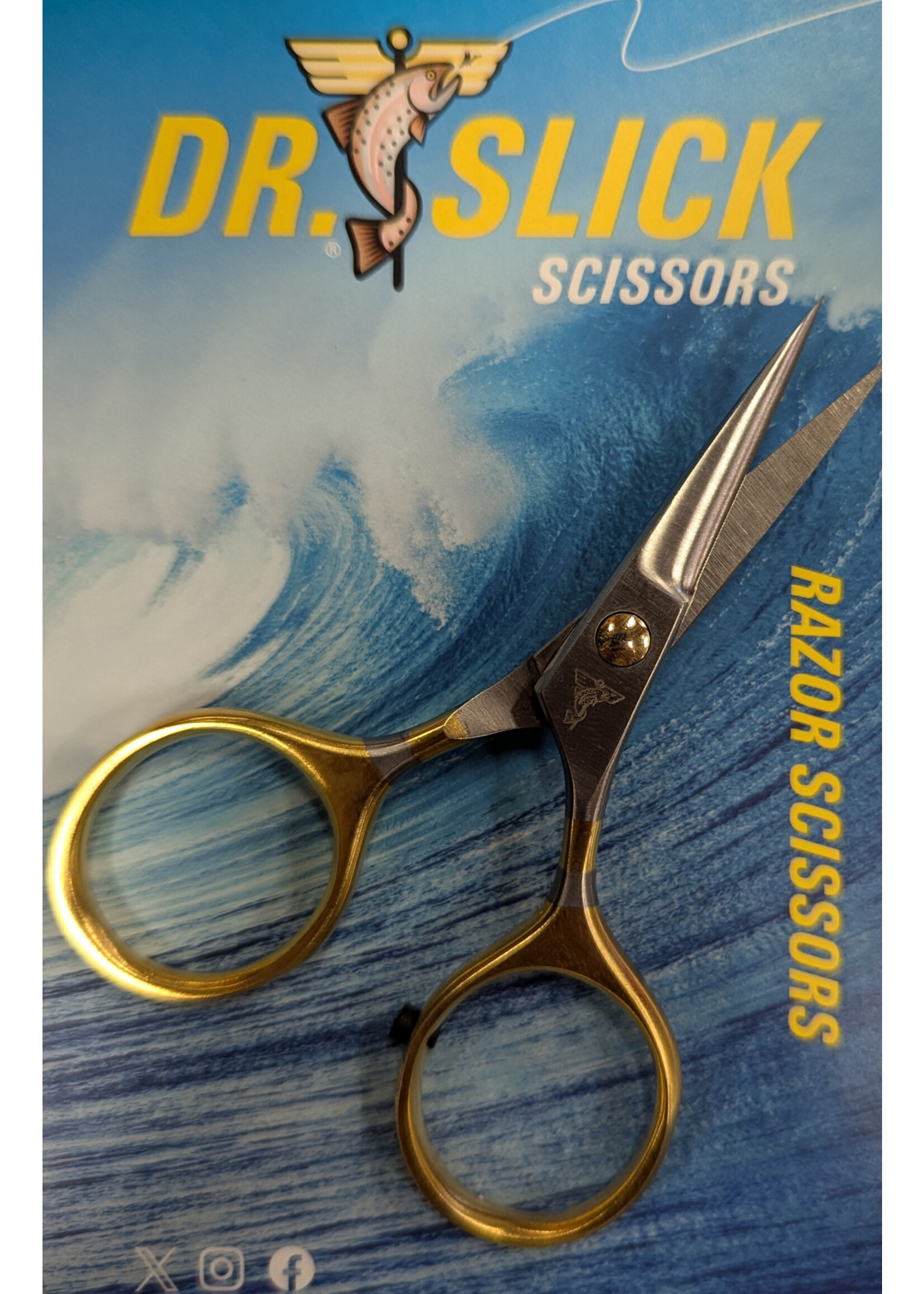 Dr. Slick All Purpose Razor Scissor 4" Adjustable Tension Straight