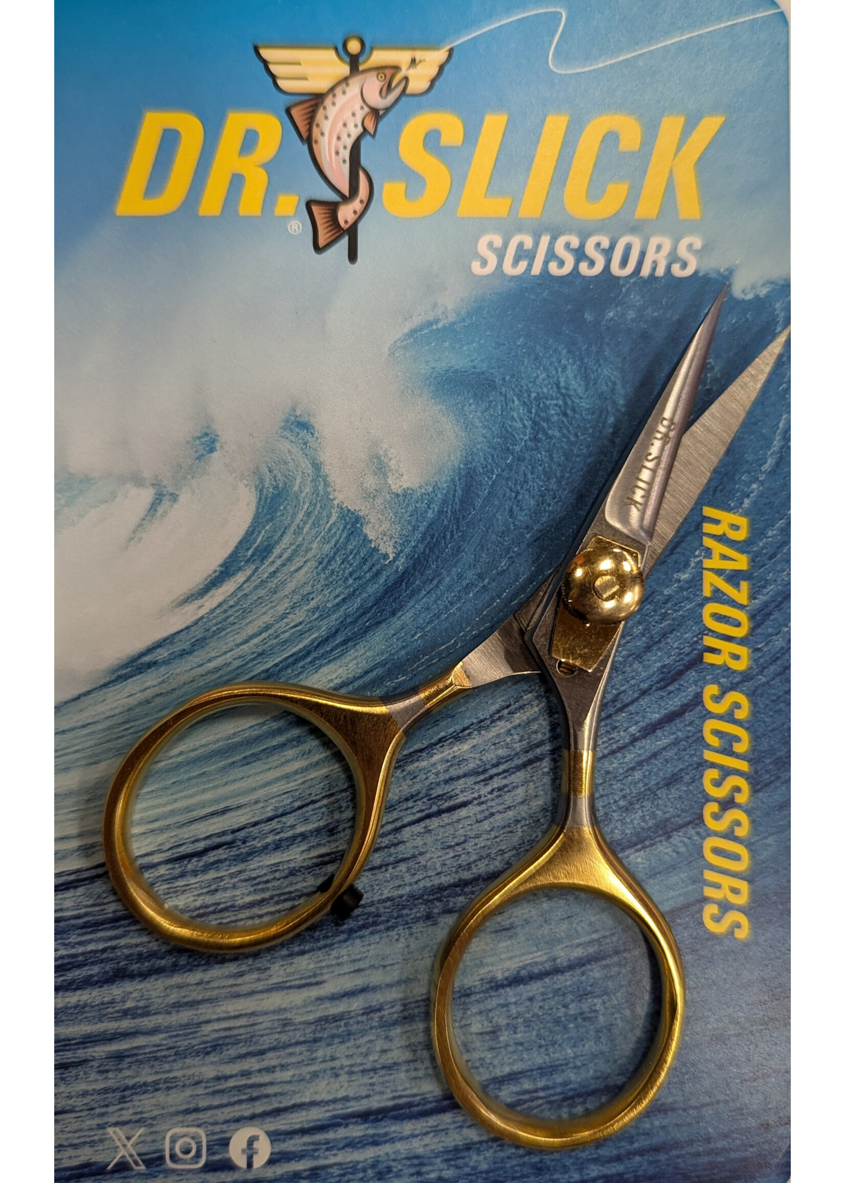 Dr. Slick All Purpose Razor Scissor 4" Adjustable Tension Straight