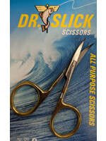 Dr. Slick All Purpose Curved Scissors 4" with Gold Loops