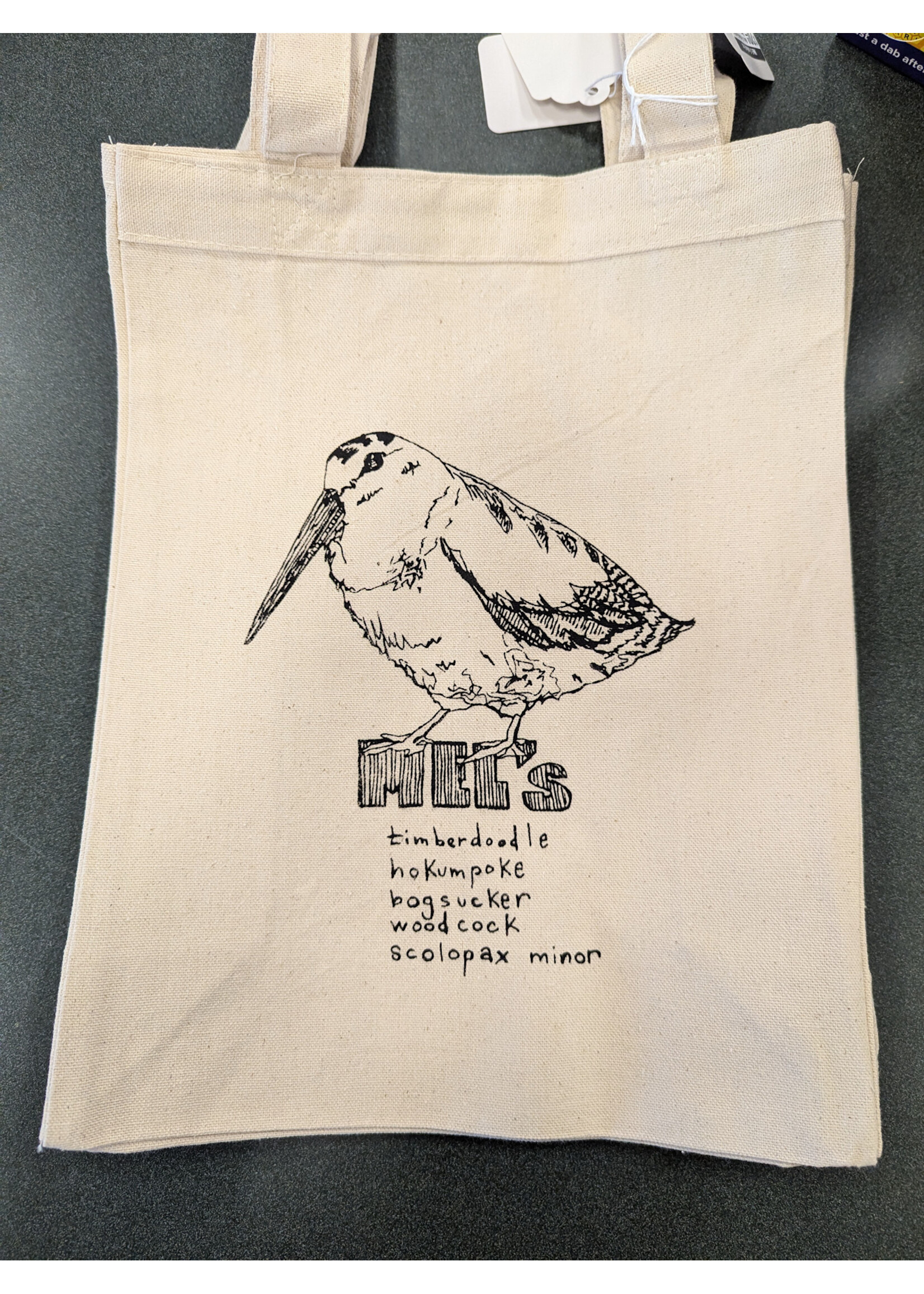 Mel's! Mel's Trading Post Bird Canvas Tote Bag