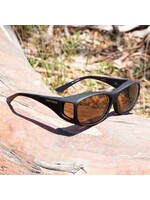 Cocoons Slim Line Polarized Black/Amber Medium