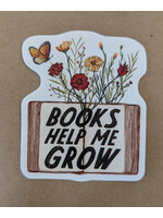 Nice Enough Books Help Me Grow Sticker
