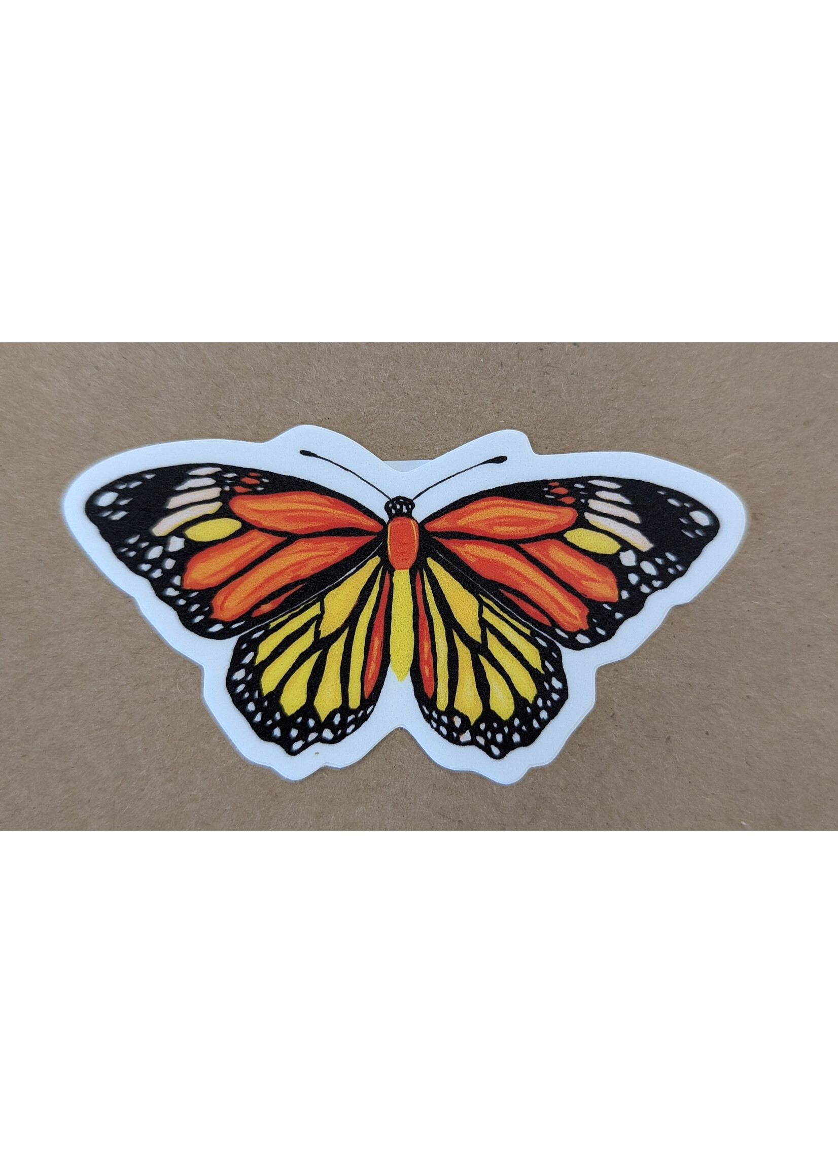 Nice Enough Monarch Sticker