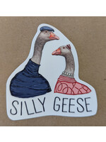 Nice Enough Silly Geese 3" Sticker
