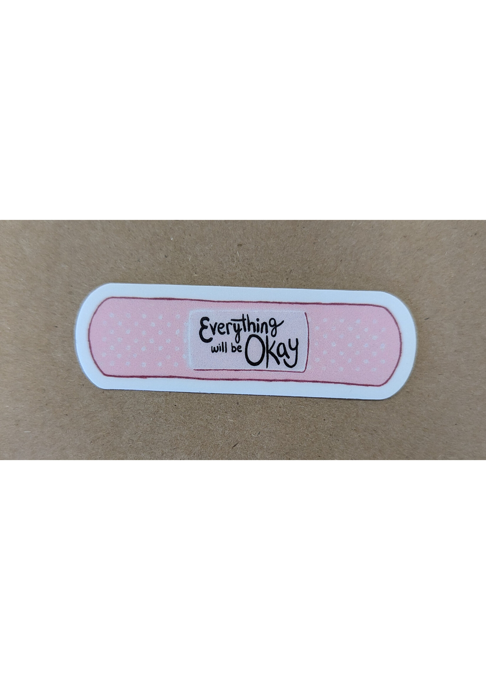 Nice Enough Bandaid 3" Sticker